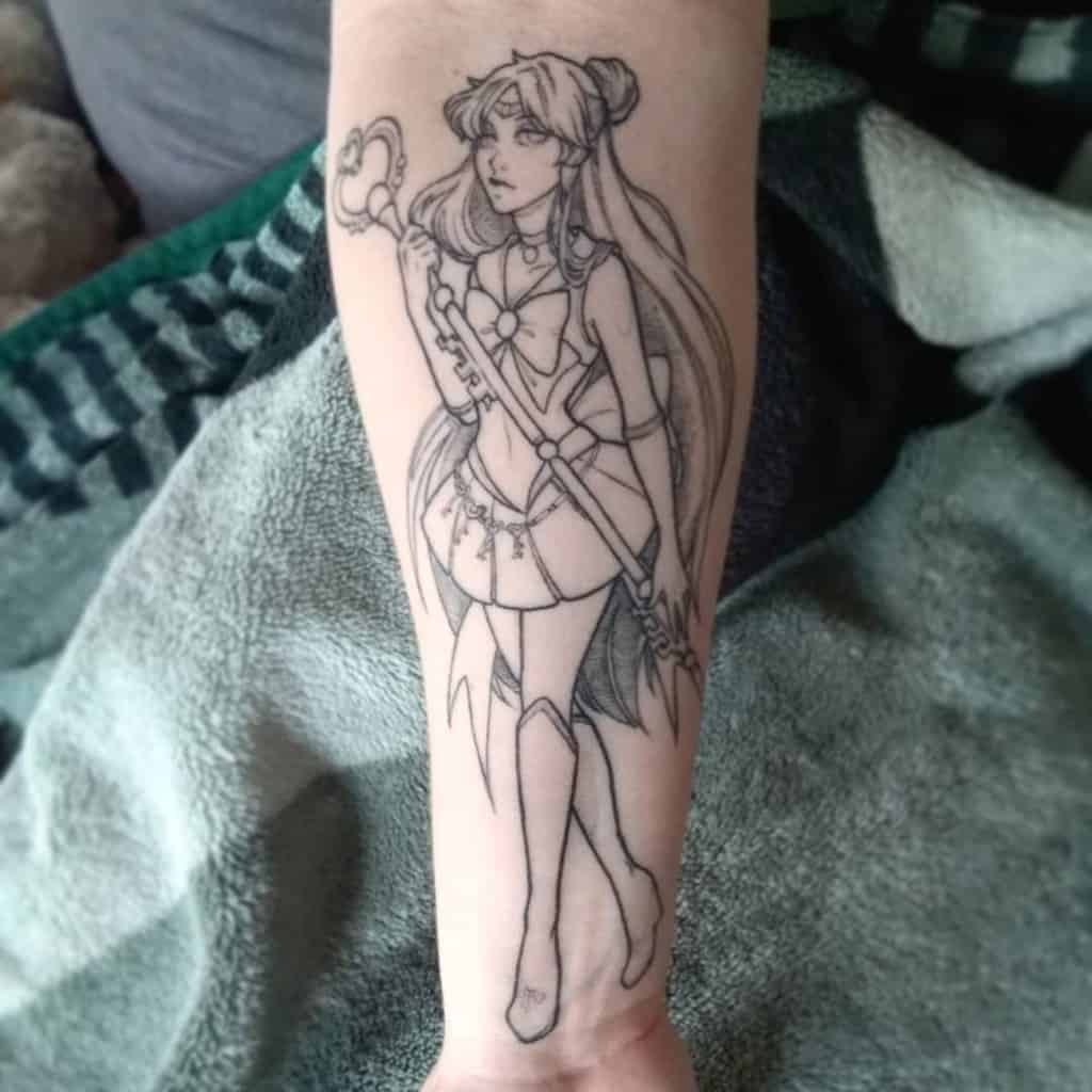 Witchy Sailor Moon Tattoo