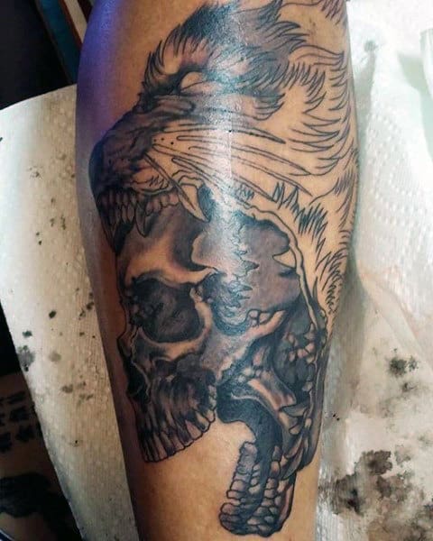 Wolf Arm Tattoo For Men
