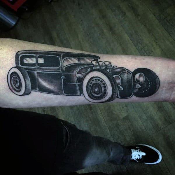 70 Hot Rod Tattoo Designs for Men