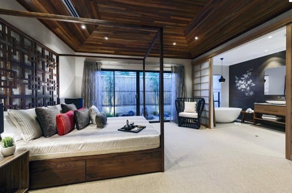 Wood Ceiling Awesome Bedroom
