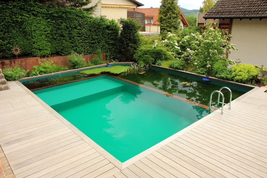 Wood Pool Deck Ideas 19