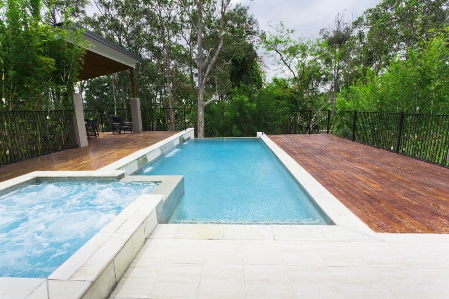 Wood Pool Deck Ideas 7