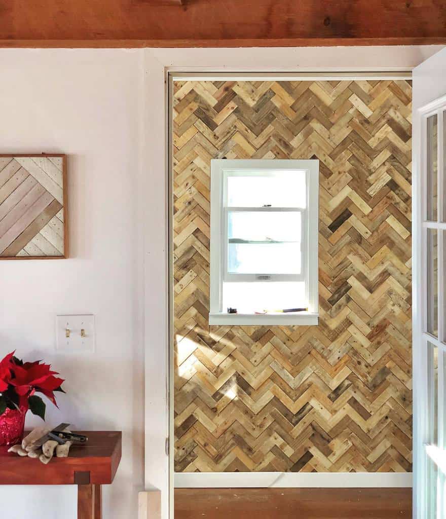 wood wall paneling design pattern 