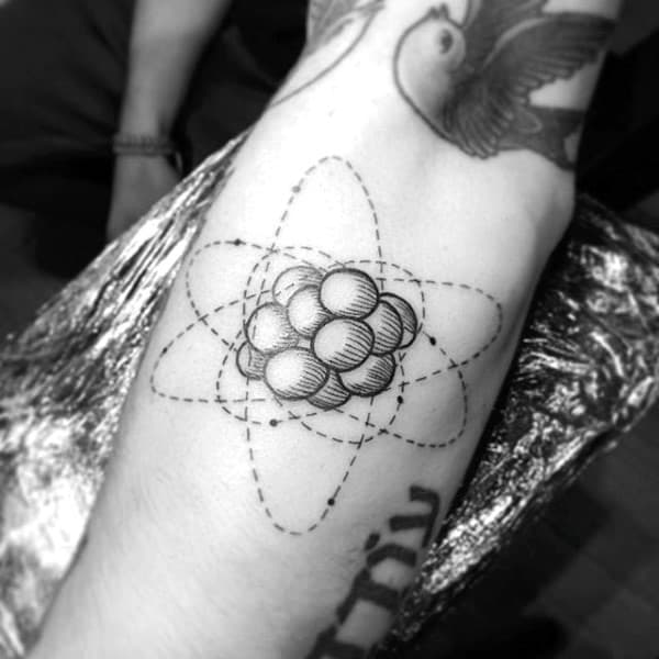 Atom Bomb Temporary Tattoo Sticker - OhMyTat