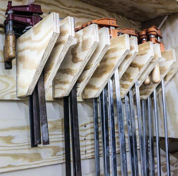 Woodworking Metal Vice Clamps Tool Storage Ideas