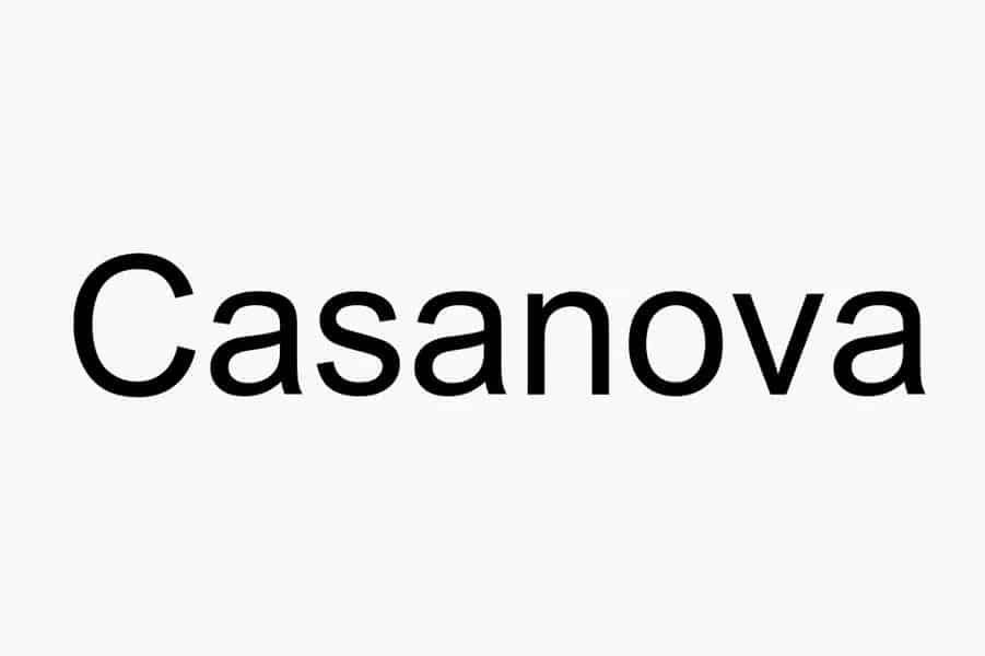 word Casanova concept