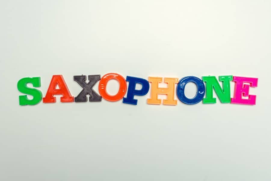 word Saxophone concept