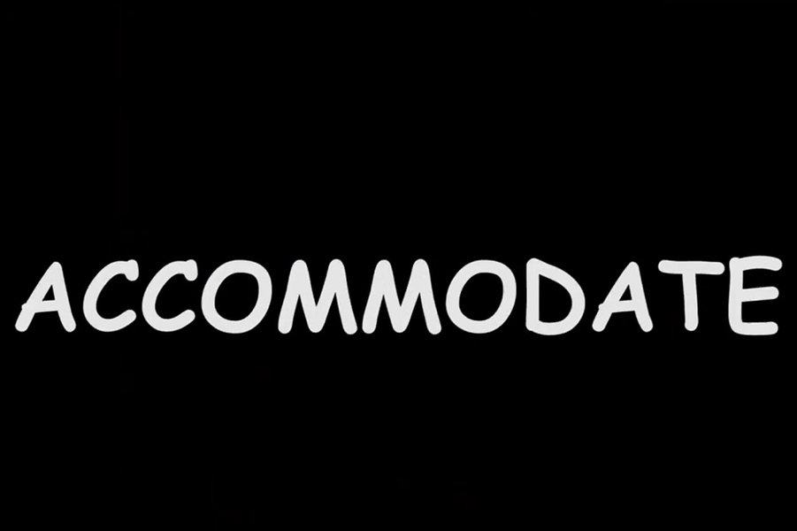 word accommodate