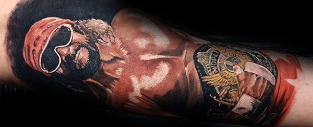 60 Wrestling Tattoos For Men – WWE Design Ideas