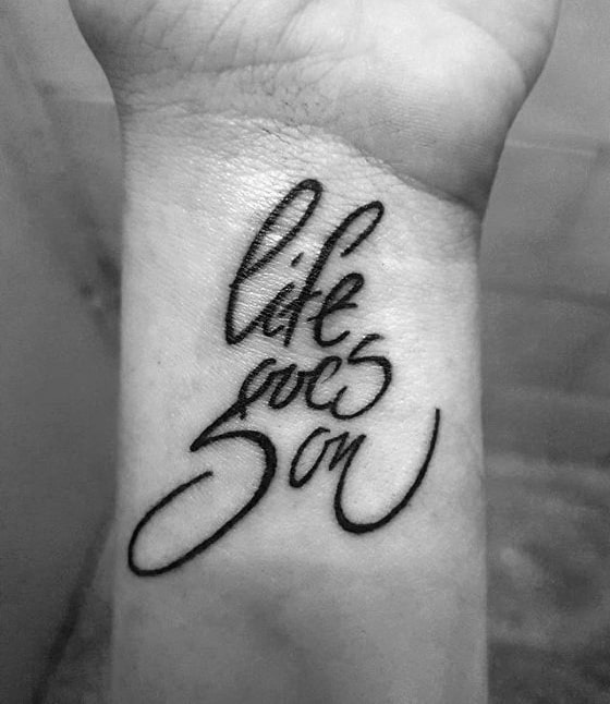 Buy Words Temporary Tattoos Quote Letters Tattoo Life Online in India - Etsy