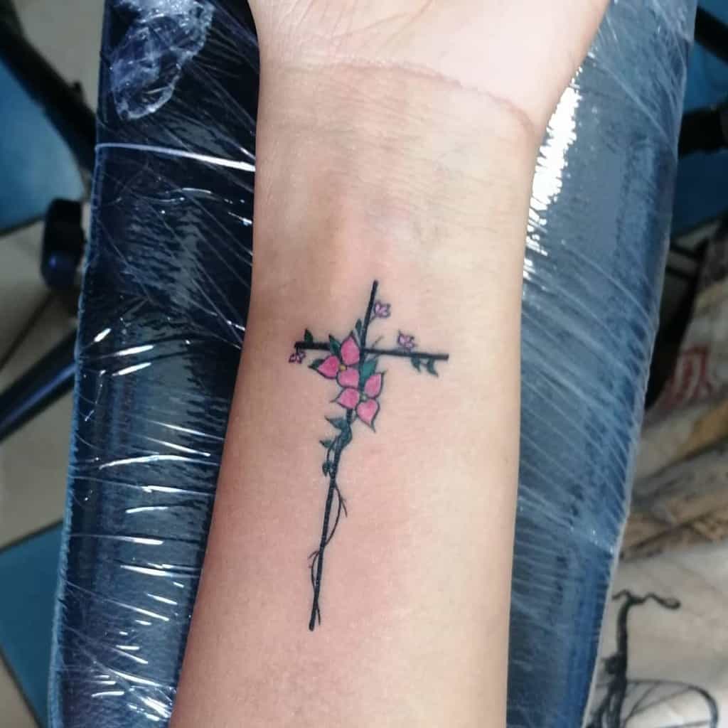 wrist cross tattoos for women daniel_ink93