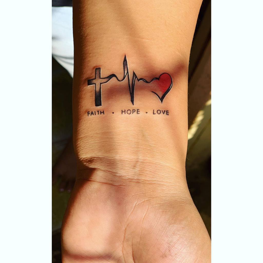 Top 91 Faith Hope Love Tattoo Ideas 2021 Inspiration Guide 