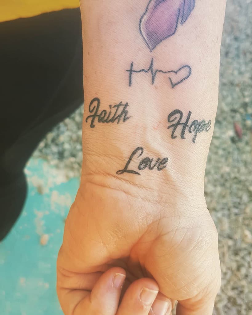 wrist faith hope love tattoos michaelgtattoo