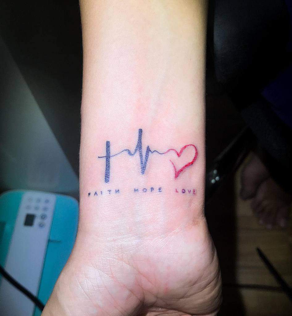 wrist faith hope love tattoos steeztattoo