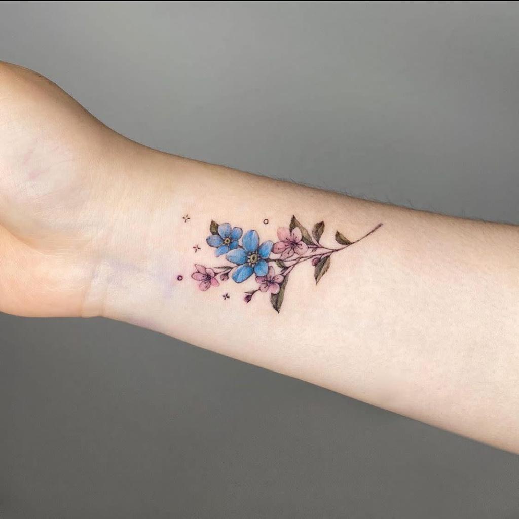 11 Best Forget Me Not Tattoo Designs