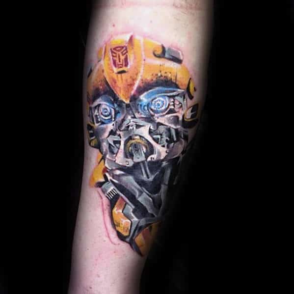 Transformers Bumblebee sleeve in progress by Chad Jacob Follow him on  Instagram CJTATTOOS or Facebook Chad Jacob Tattoos  Tatuagens Tatoo