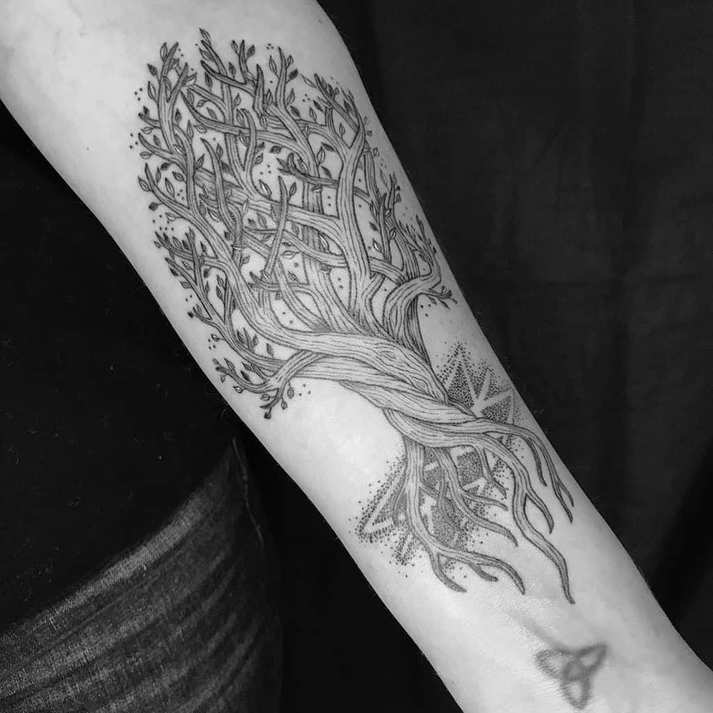 yggdrasil tree of life tattoo
