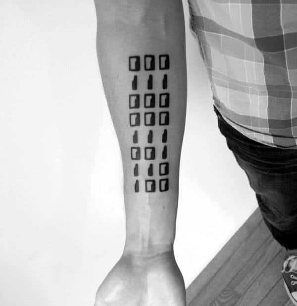 Binary code tattoo App  Tears of Fenix Tattoo Studio  Facebook